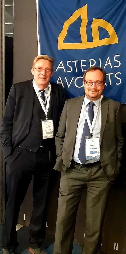 Maîtres Franck Dollfus et Christian Hübner — Asterias Avocats